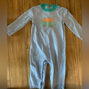 Trotter Street Kids Pumpkin Romper